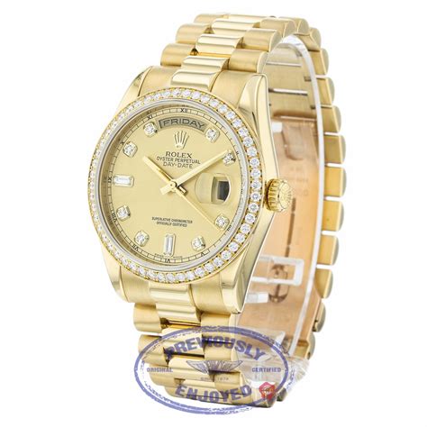 rolex diamond dial 118348